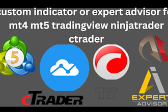 custom indicator or expert advisor for mt4 mt5 tradingview ninjatrader ctrader