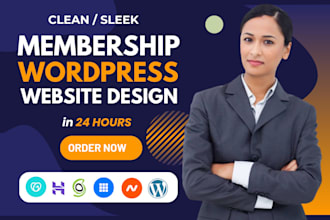 build a paid membership website and subscription website on wordpress