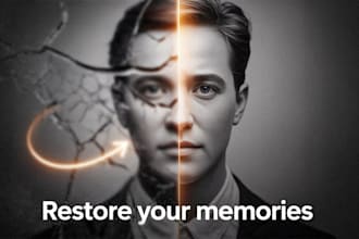 professionally restore, colorize and fix your old damaged photos