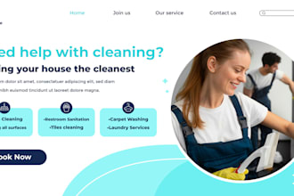 do cleaning services wordpress website