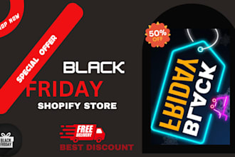 design highly profitable black friday shopify store