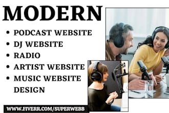 design podcast website artist dj website radio musician music website via ghl