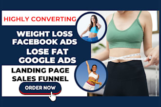 generate weight loss leads lose fat  leads weight landing page sales funnel webs