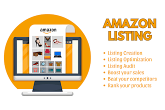 amazon listing creation, product listing optimization