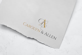 design a minimalist luxury jewelry and wedding logo service