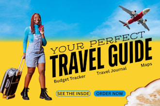 write, design travel itinerary, travel guide travel planner journal travel blogs