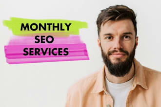 offer a complete monthly SEO service package for google rank