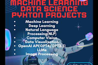 do machine learning, data science, nlp and python projects