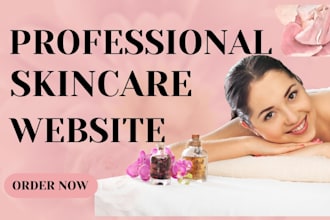 do skincare, beauty, jewelry, hair spa website design