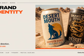 design a professional logo and complete brand identity system