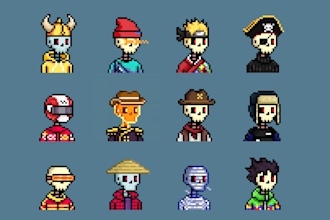 create nft pixel art for you