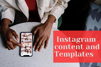 be your instagram content creator 30 days instagram post and templates