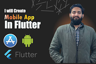 mobile app development, cross platform development, ios, android, in flutter