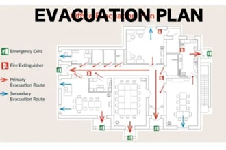 provide evacuation plan design for fire safety and emergency preparedness