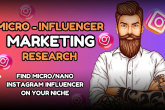 find instagram micro influencer in your niche in 24 hours