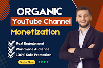 youtube channel promotion organic growth for monetization
