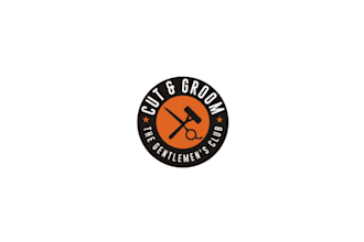 make creative satisfaction barber logo