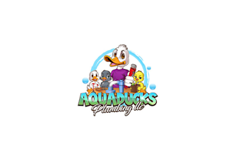 make aqua ducks plumbing logo for you