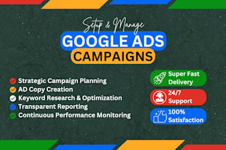 set up high converting google ads and PPC campaigns