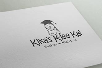 design a modern logo for your pet care or dog business