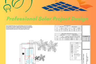design solar pv permit plans using autocad