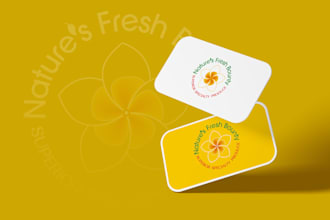 design a modern fresh bounty logo for your natural brand