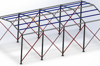 3d and 2d structure design with simulation based in your needs