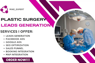 generate plastic surgery leads cosmetic surgery landing page lead generation