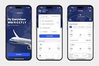 develop a trackable flight ticket app, flight tracker app, ai flight ticket