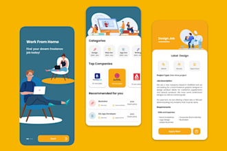 build home finder app, job finder app in one or separately, job finder website