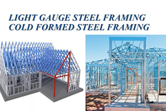 do light gauge steel, cold form steel structures framing