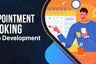 develop a custom booking app for appointments, reservation and events