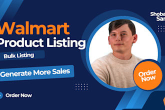 list products on walmart marketplace and optimize them