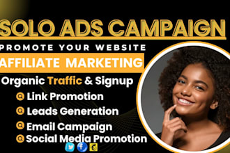 blast effective solo ads campaign affiliate link promotion mlm leads generation