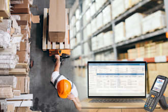 develop warehouse management app, store management app, supply chain