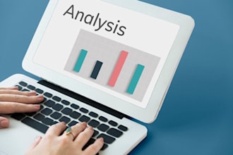 do a statistical analysis of your data