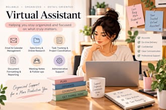 be your virtual assistant for admin and business support