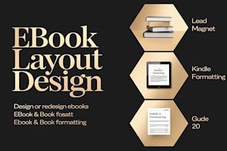 canva ebook design, formatting, lead magnet journal, workbook, layout design