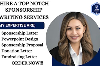 write winning sponsorship proposal design sponsorship pitch deck or fundraising