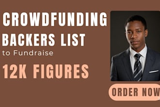 generate backers list for your campaign on kickstarter gofundme indiegogo