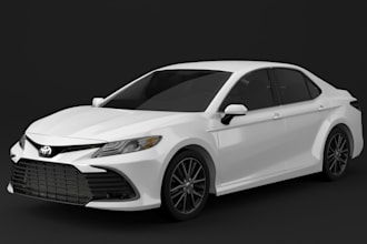 design a vehicle 3d model for you