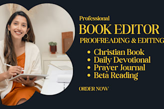 copy edit format christian ebook devotionals, prayer journal workbook design kdp