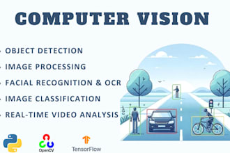 build computer vision models for object detection and image processing