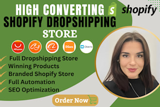 build shopify store, shopify dropshipping store, shopify website for your brand