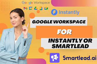 instantly ai or smartlead cold outreach email warm up with google workspace