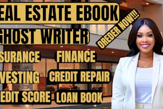 be your real estate ebook writer ghostwriter, real estate guide