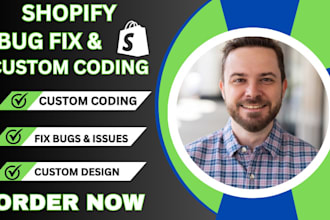 do shopify bug fixing and troubleshooting for your shopify store
