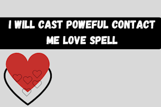 cast contact me spell, love spell, fast love spell, obsession