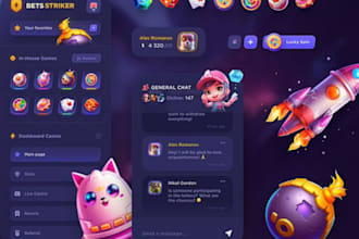 design a cutting edge crypto gaming website with advanced features and provably