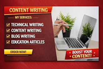 write  article blog post  content writing  technical writing educational